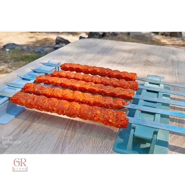 Kebab-Maker Box: Multifunktionale BBQ-Spießmaschine für Rindfleisch und Gemüse – Ideales Grillzubehör für Outdoor & Küche – Perfekt für türkische und arabische Küche